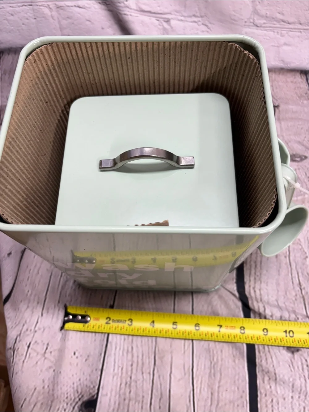 Mint Green Laundry Storage Canister Set - 3 Piece